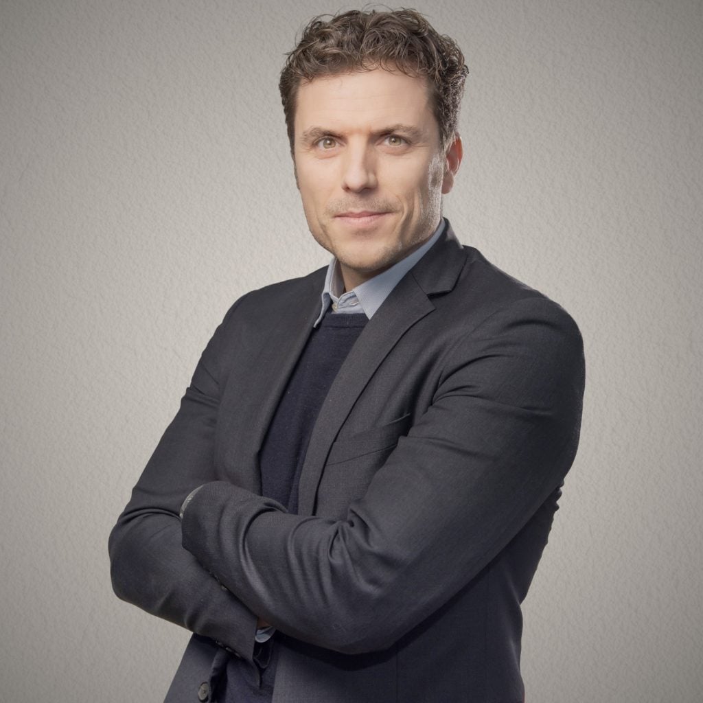 Marco Frassinetti, CEO of Kleecks, portrait with arms crossed