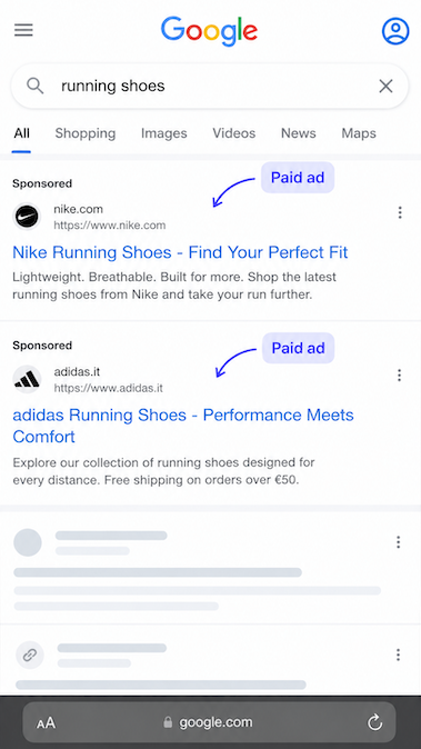 Risultati Google per scarpe da corsa edited